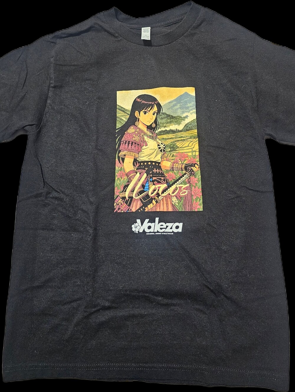 Valeza Graphic Tee with Anime Illustration